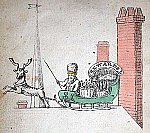 Santa Claus en 1821 Santa Claus en 1821