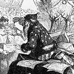 dessin de Santa Claus par Thomas Nast Santa Claus par Thomas Nast