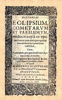 Historiae Eclipsium, Cometarum et pareliorum eckstorm
