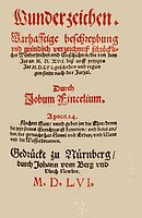 Wahrhafftige beschreybung und gründliche verzeichnuss Fincel