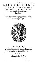 frontispice des Histoires Prodigieuses histoires profigieuses