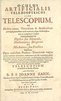 l'oculus artificialis de Zahn oculus artificialis