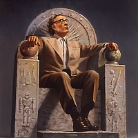 Isaac Asimov par Rowena Morrill asimov