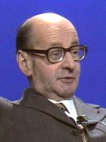 Jacques Bergier lors d'une émission télévisée Bergier