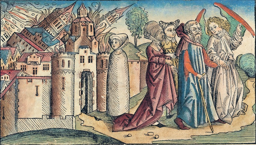 P.P.Rubens: la fuite de Loth nuremberg