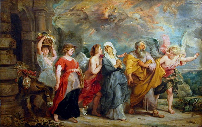 P.P.Rubens: la fuite de Loth rubens