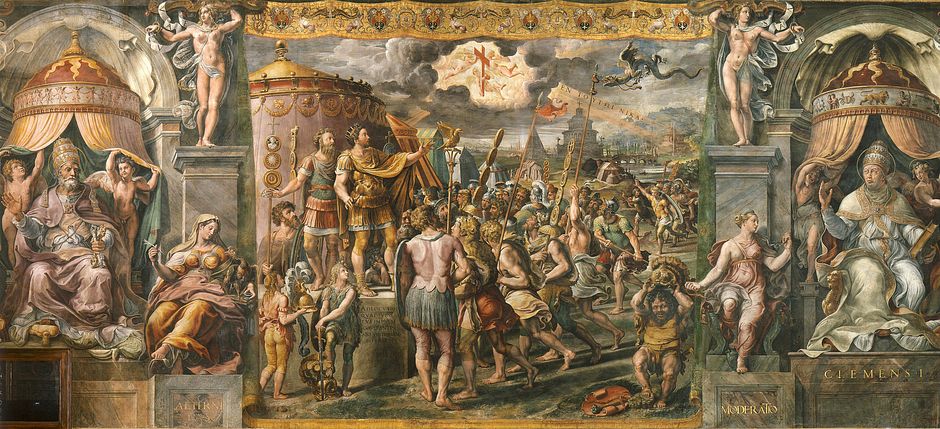 vision de la croix par Rafael Sanzio estancia