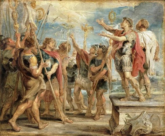 après la bataille, avec labarum labarum 1