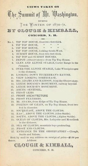 catalogue de Clough & Kimball Clough & Kimball