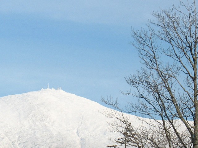 le sommet du mont Washington en hiver sommet