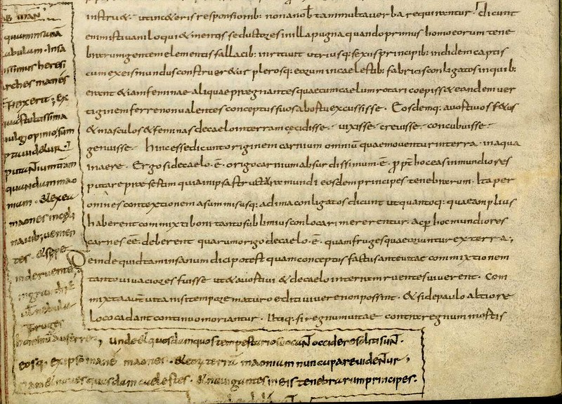 manuscrit annoté par Florus manuscrit