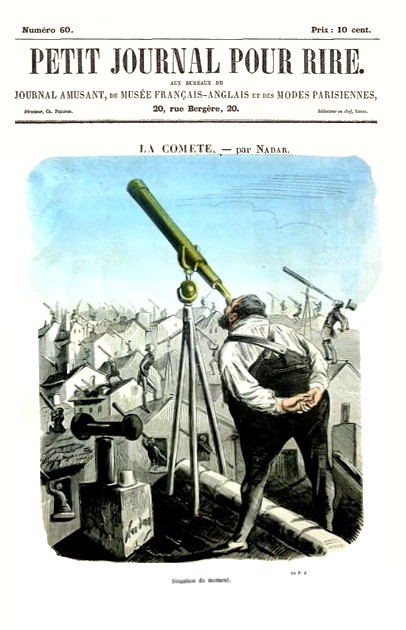 Le petit journal pour rire, de Nadar gravure