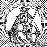 le grand absent de la gravure au pélerin Dieu