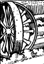 la roue d'Ezéchiel de la gravure au pélerin roue