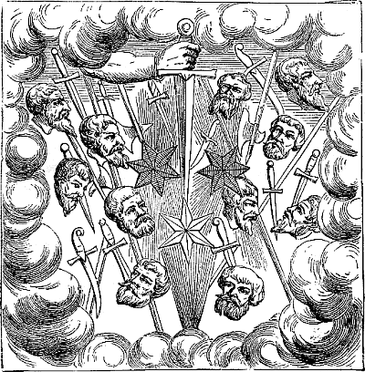 La prétendue gravure de Paré, en réalité celle de Lycosthenes gravure