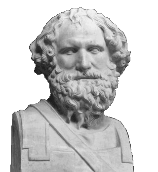 buste d'archidamos, pris pour celui d'Archimède archidamos
